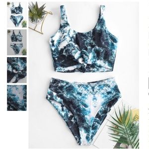 BRAND NEW! high-waisted swim suit from ZAFUL